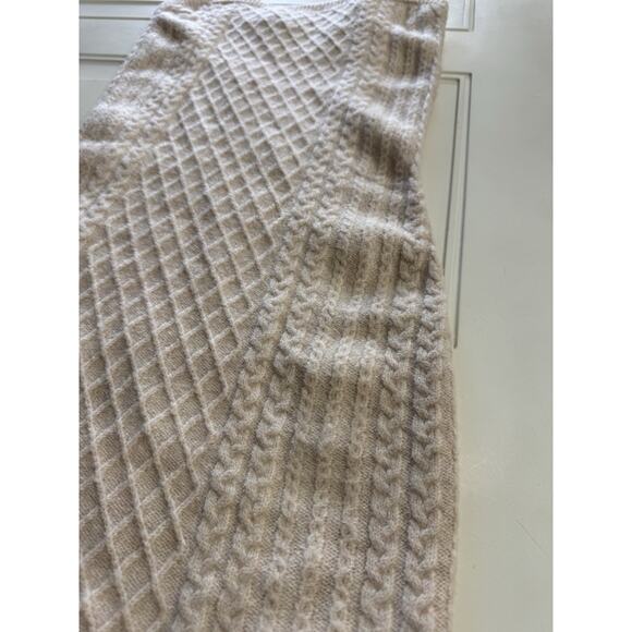 House of Harlow 1960 2 Piece Sweater Dress Set Womens Medium Fisherman Knit XS - Picture 4 of 9